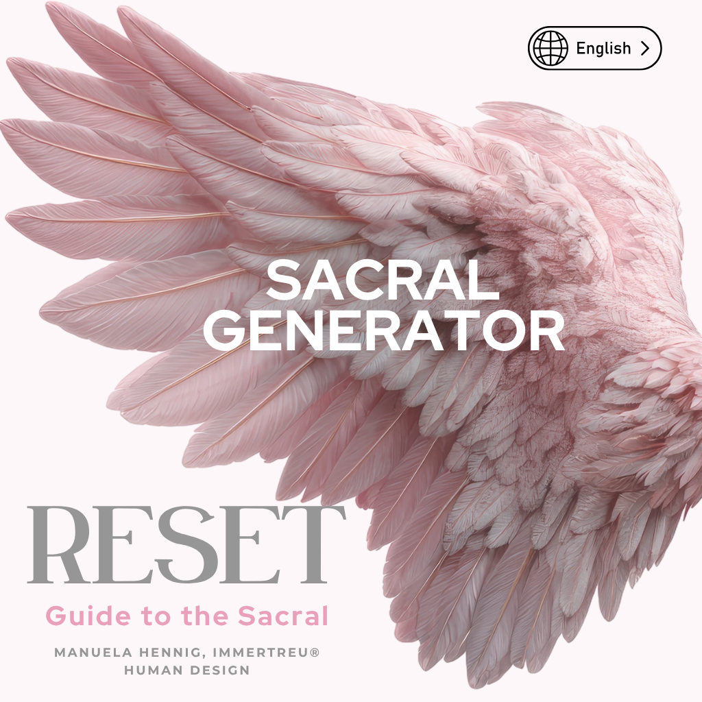 english Human Design Guide: How to make decisions YOUR GUT RESPONSE for Generators and MGs