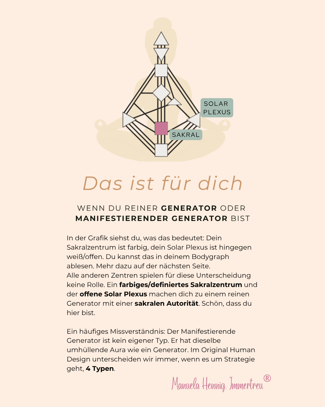 Human Design Guide Entscheidungen treffen DEINE BAUCHSTIMME für Generatoren und MGs