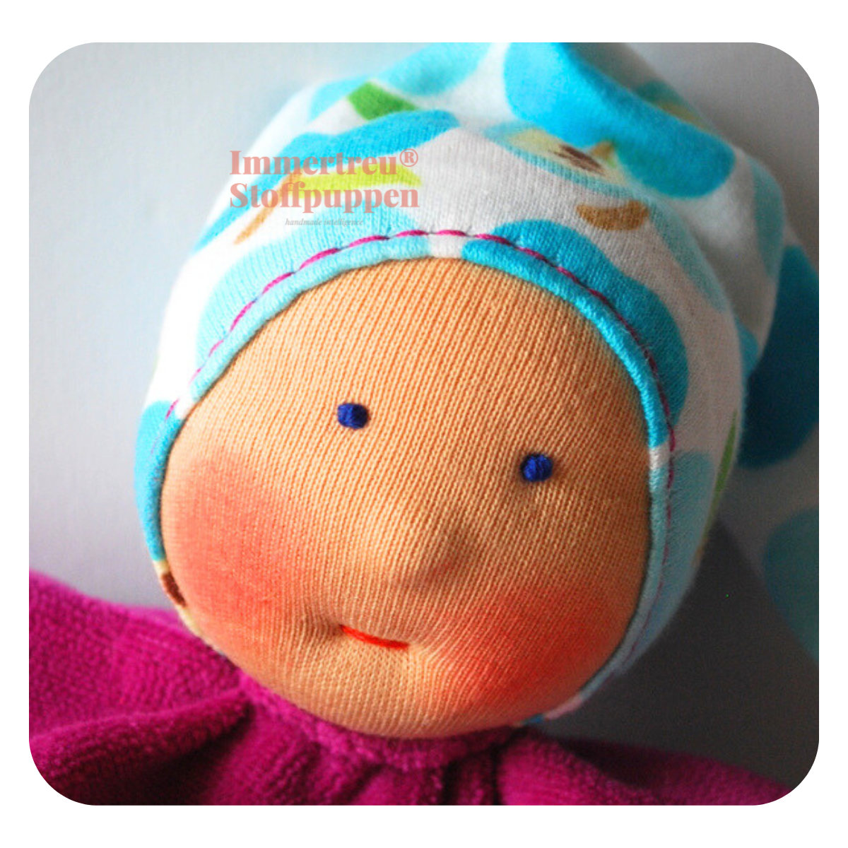 Schmuuusi nach Wunsch von Immertreu, Erstlingspüppchen, Meine erste Puppe. Wunschbestellung, auch mit Namen.