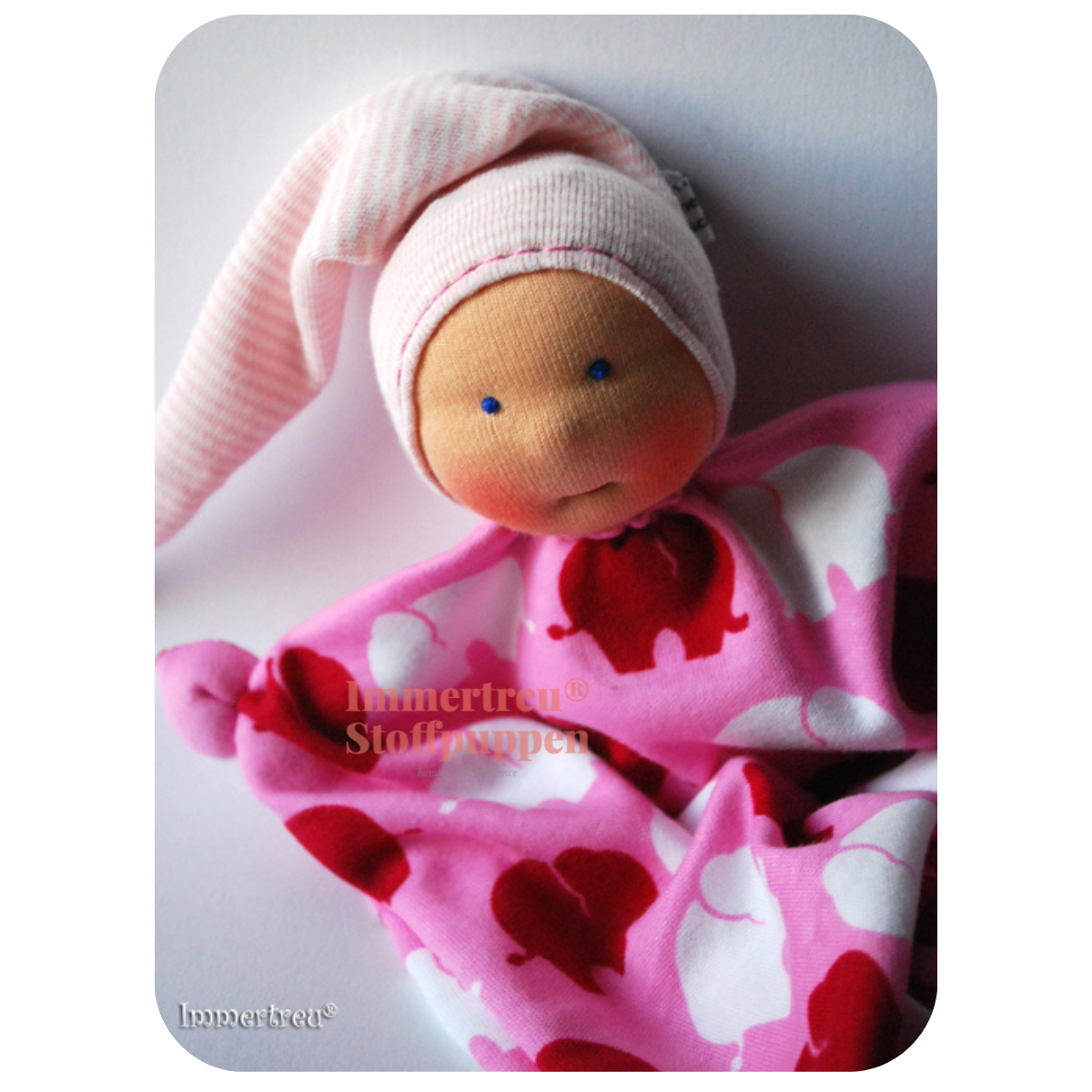 Schmuuusi nach Wunsch von Immertreu, Erstlingspüppchen, Meine erste Puppe. Wunschbestellung, auch mit Namen.