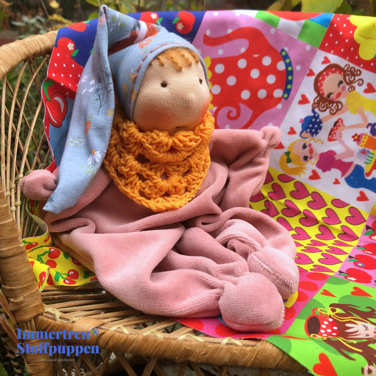 Immertreu® Schmuuuusi Stoffpuppe