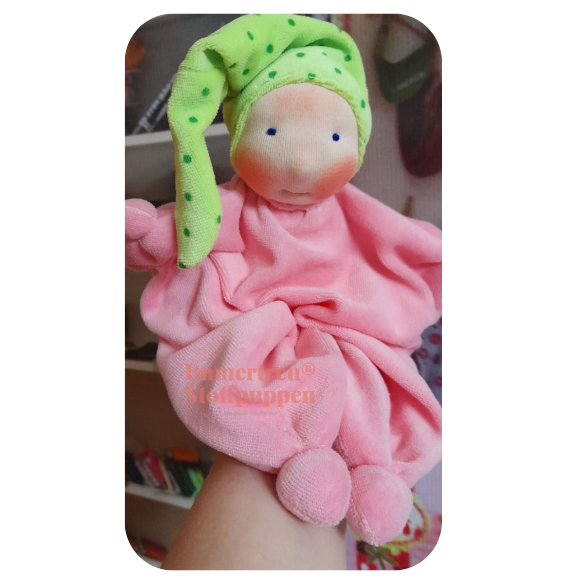 Schmuuusi nach Wunsch von Immertreu, Erstlingspüppchen, Meine erste Puppe. Wunschbestellung, auch mit Namen.