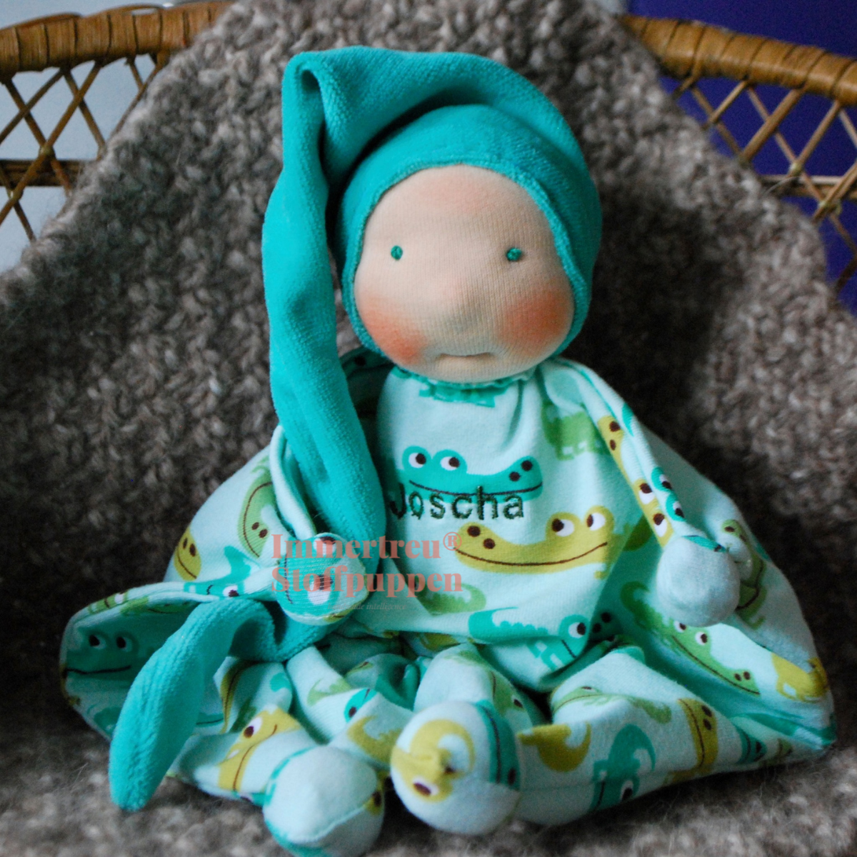 Schmuuusi nach Wunsch von Immertreu, Erstlingspüppchen, Meine erste Puppe. Wunschbestellung, auch mit Namen.