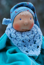 Schmusetuch mit Stickerei "Leon", Schmusi von Immertreu, sofort lieferbar