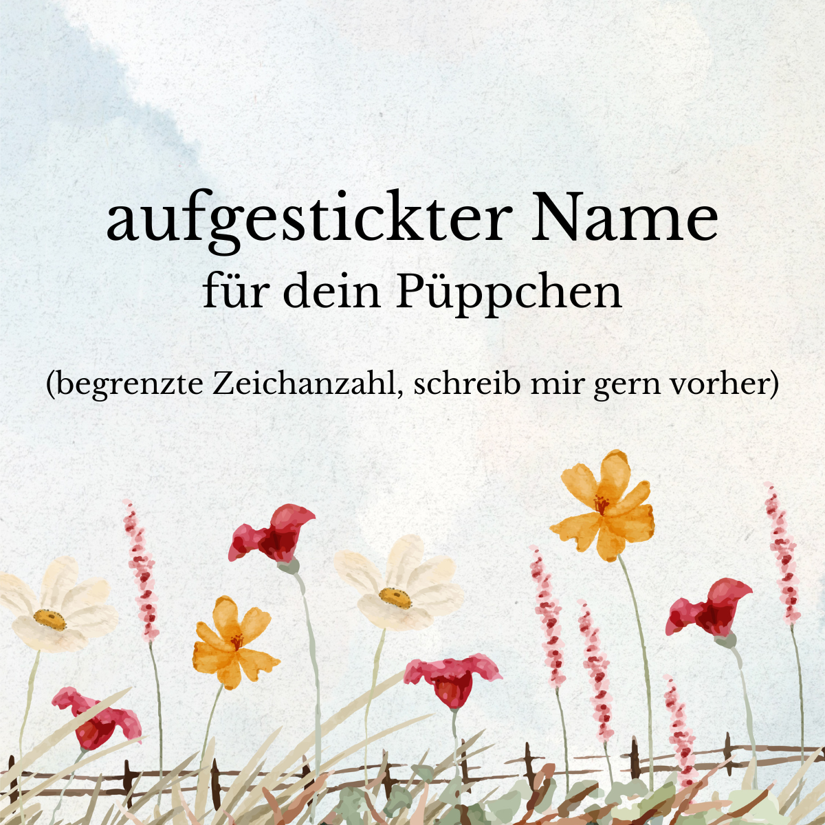 ✨ Namensstickerei – ein persönliches Detail