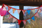 Wimpelkette 19 Wimpel Deko Garten Kinderzimmer 3,10m bunt