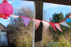 Wimpelkette 19 Wimpel Deko Garten Kinderzimmer 3,10m bunt